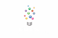 Logo EDES: ampoule formée d'un réseau d'icônes multicolores (LUX, CEE, Finance, CO2) symbolisant l'éclairage, diagnostic, expertise et solution.